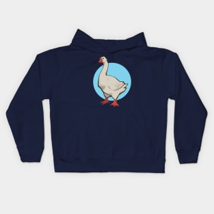 The white goose Kids Hoodie